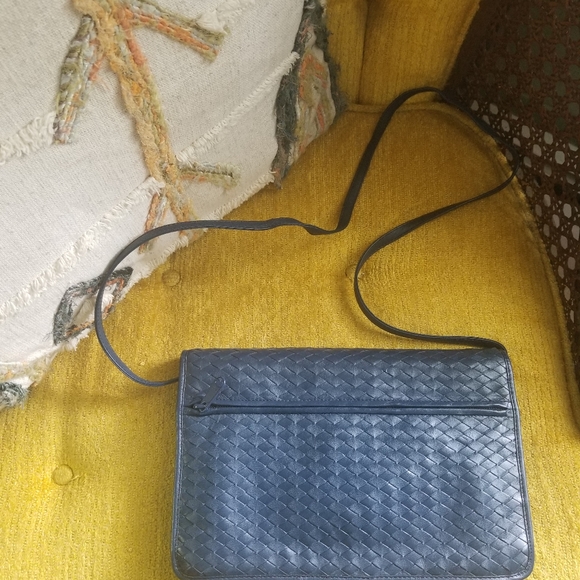 Vintage Bags Vintage Crossbody Bag In Blue Poshmark